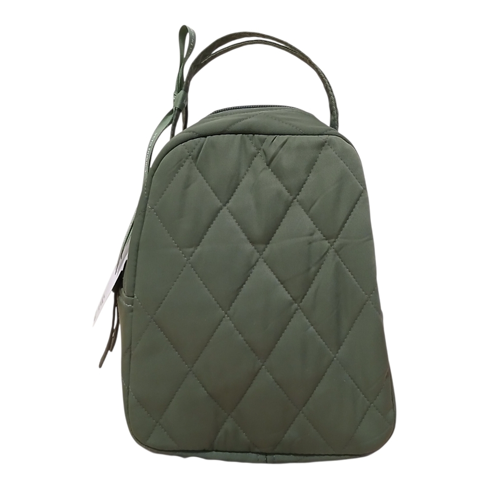 Vera Bradley Lunch Bag Performance Twill Bronze Green